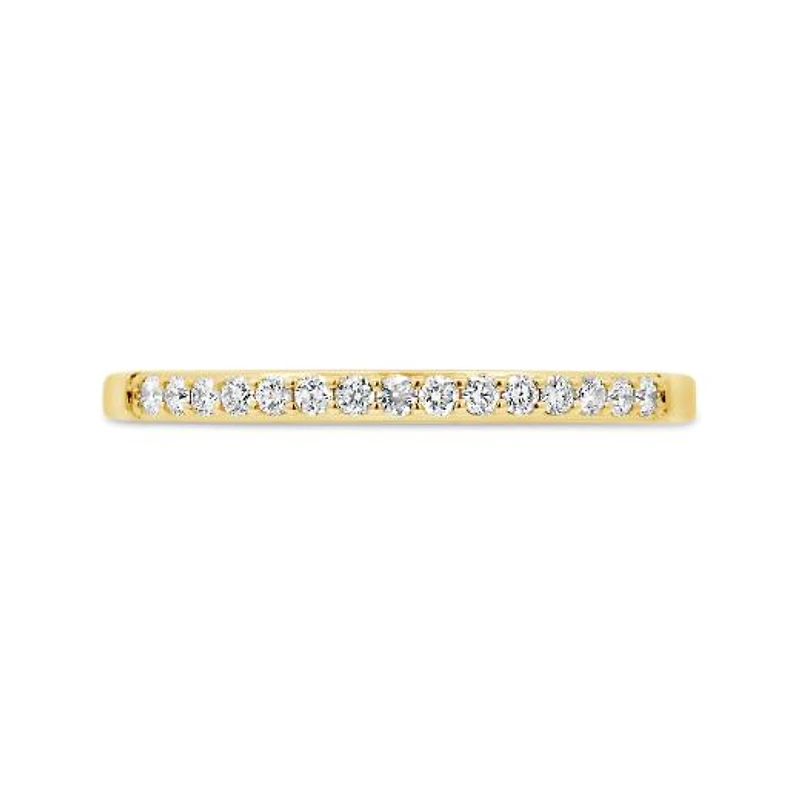Glacier Fire 14K Yellow Gold 0.15CTW Canadian Diamond Anniversary Band