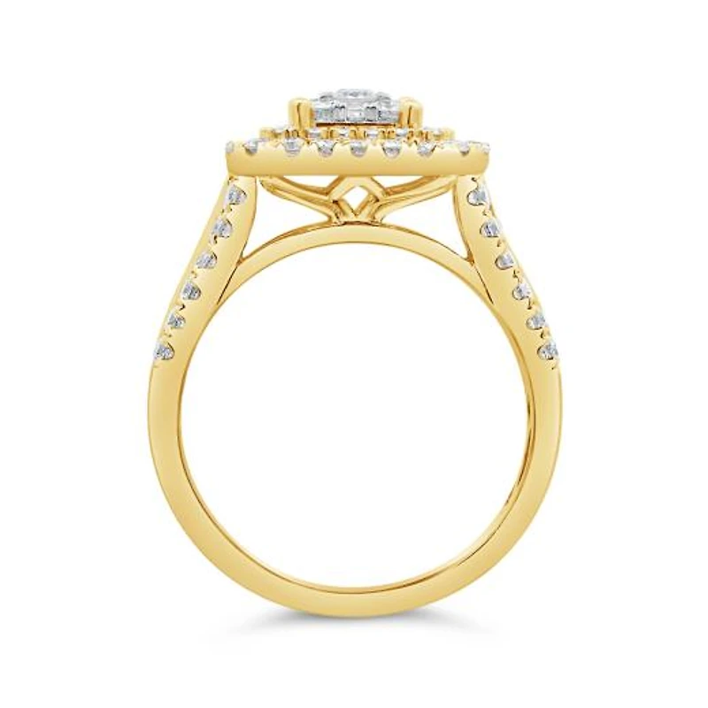 10K Yellow Gold 1.50CTW Diamond Fashion Ring