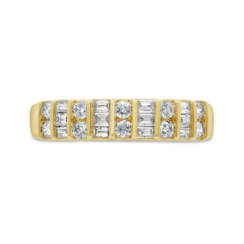 10K Yellow Gold 0.50CTW Diamond Band