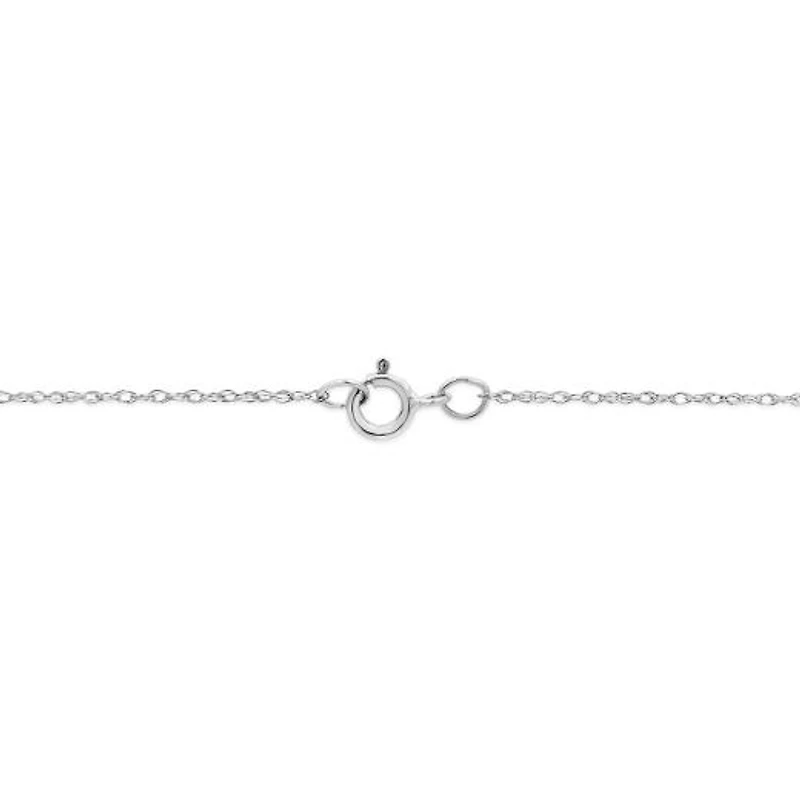 Infinite Love 10K White Gold Diamond Pendant