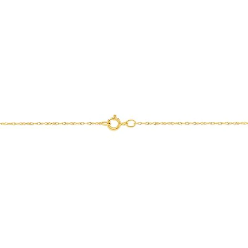 Infinite Love 10K Yellow Gold Diamond Pendant