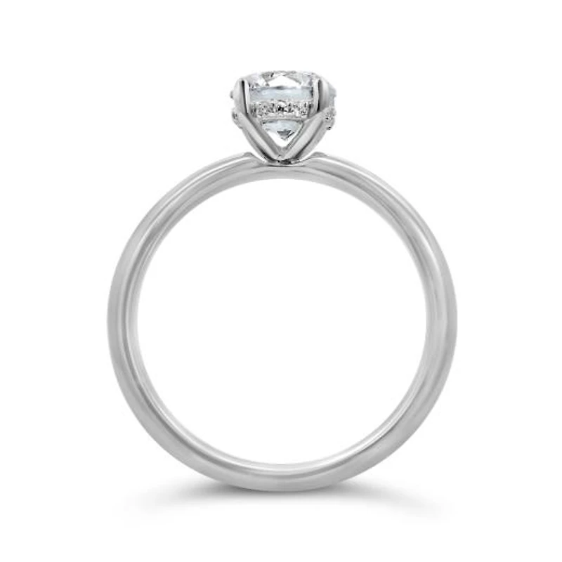 New Brilliance 14K White Gold Lab Grown 1.25CTW Diamond Solitaire Ring