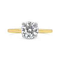 Blossom 14K Yellow Gold Lab Grown 2.08CTW Diamond Solitaire Ring