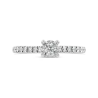 Glacier Fire 10K White Gold Canadian 0.37CTW Diamond Bridal Ring