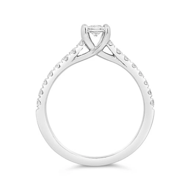 Glacier Fire 10K White Gold Canadian 0.37CTW Diamond Bridal Ring