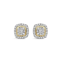 Bouquet 10K Yellow Gold 0.40CTW Diamond Fashion Stud Earrings