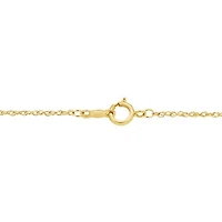 Bouquet 10K Yellow Gold Diamond Pendant