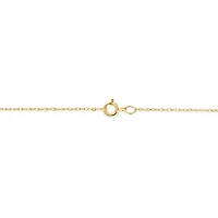 10K Yellow Gold 0.10CTW Diamond Cross Pendant