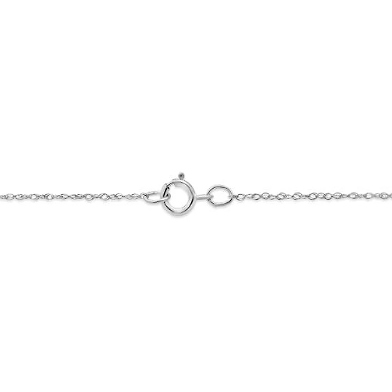 New Brilliance 14K White Gold Lab Grown 0.50CT Diamond Solitaire Pendant