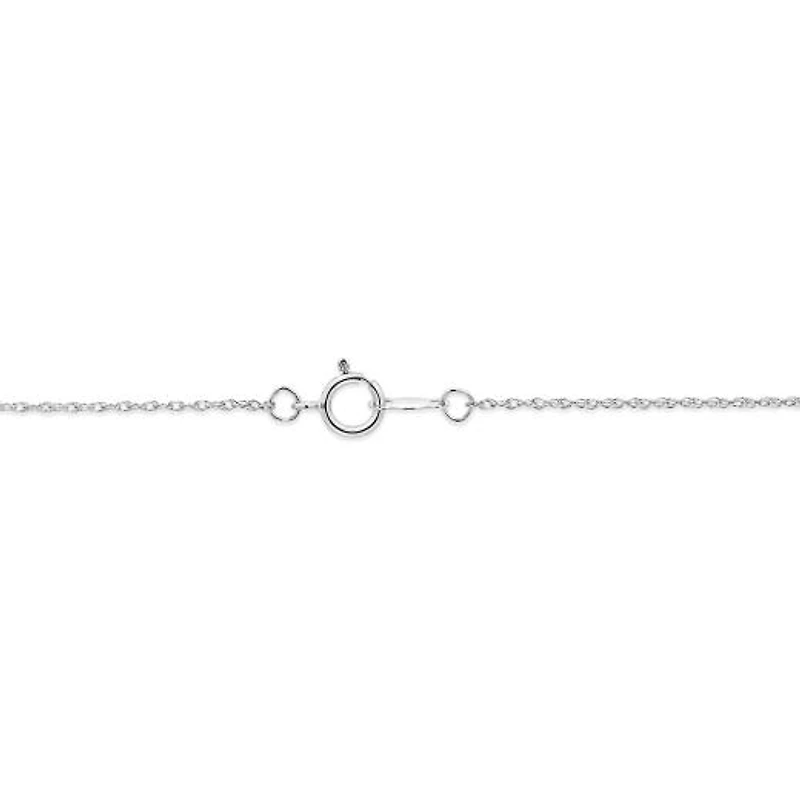 New Brilliance 10K White Gold Lab Grown 0.45CTW Diamond Necklace
