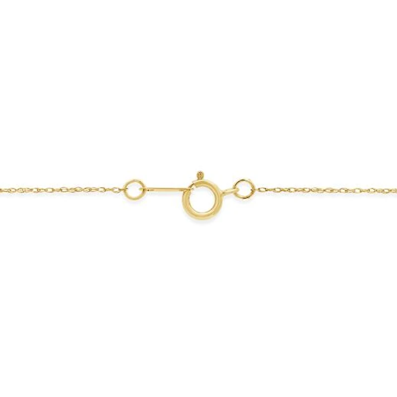 New Brilliance 10K Yellow Gold Lab Grown 0.25CTW Diamond Heart Pendant