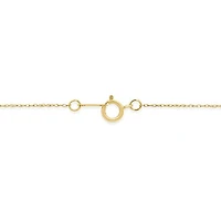 New Brilliance 10K Yellow Gold Lab Grown 0.25CTW Diamond Heart Pendant