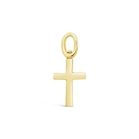 Charmables 10K Yellow Gold Diamond Cross Interchangeable Charm
