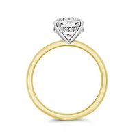 New Brilliance 14K Yellow Gold Lab Grown 2.08CTW Round Cut Diamond Ring