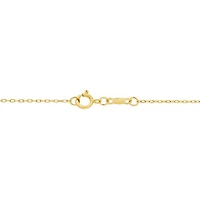 New Brilliance 10K Yellow Gold Lab Grown 0.50CT Diamond Infinity Pendant