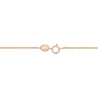 Julianna B Rose Plated Sterling Silver Heart Shape Pink Opal Necklace