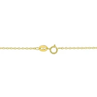 Julianna B Yellow Plated Sterling Silver Malachite Necklace