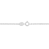 Julianna B Sterling Silver Pear Shape White Agate Necklace
