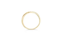10K Yellow Gold Diamond "I Love You" Promise Ring