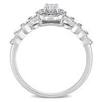 Julianna B 14K White Gold 0.32CTW Diamond Bridal Ring
