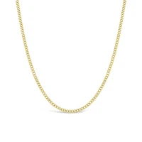 10K Yellow Gold 24" Miami Curb