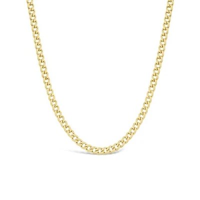 10K Yellow Gold 22" Miami Curb Chain