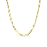 10K Yellow Gold 22" Miami Curb Chain