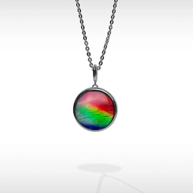KORITE ORIGINS Sterling Silver Ammolite Pendant