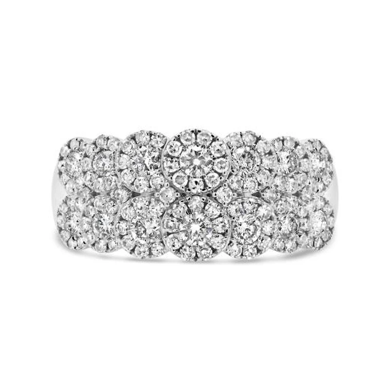 10K White Gold 1.00CTW Diamond Band