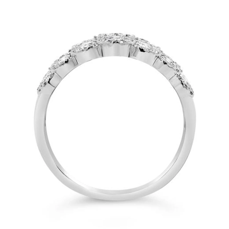 10K White Gold 1.00CTW Diamond Band