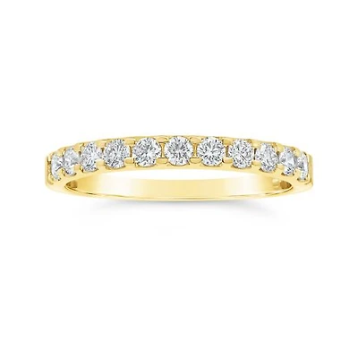 New Brilliance 14K Yellow Gold Lab Grown 0.50CTW Diamond Band