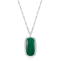 Elle Allure Malachite 17 + 3" Necklace