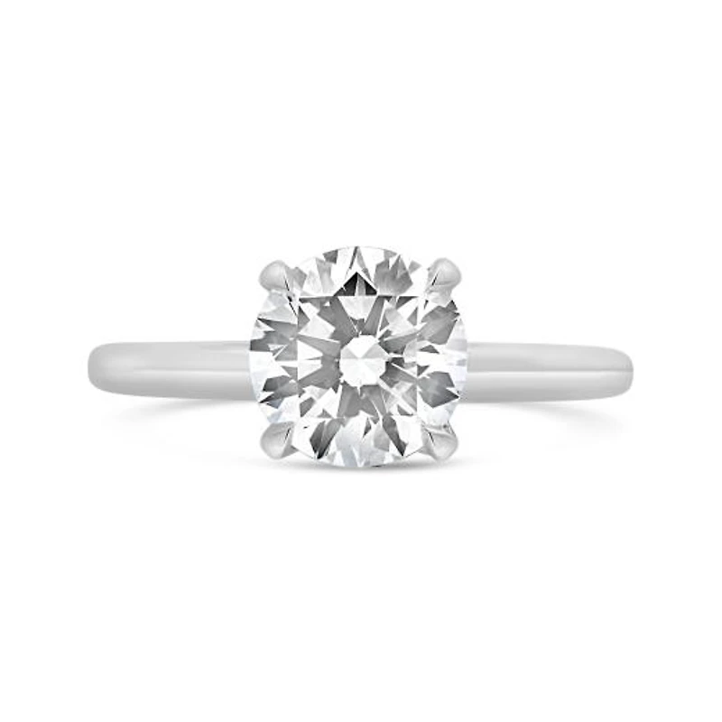 New Brilliance Lab Grown 2.08CTW Diamond Solitaire Ring in 14K White Gold