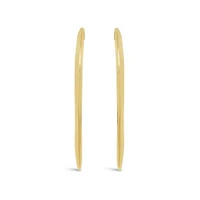 10K Yellow Gold Large Hoop Earring