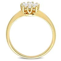 Julianna B 14K Yellow Gold 0.43CTW Diamond Flower Ring