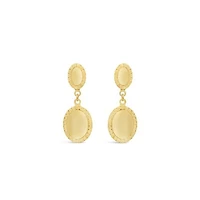 10K Yellow Gold Classic Drop Earring