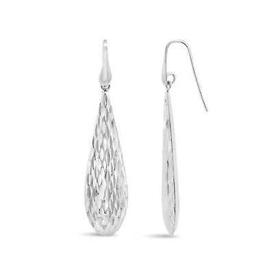 Sterling Silver Pear Drop Earrings