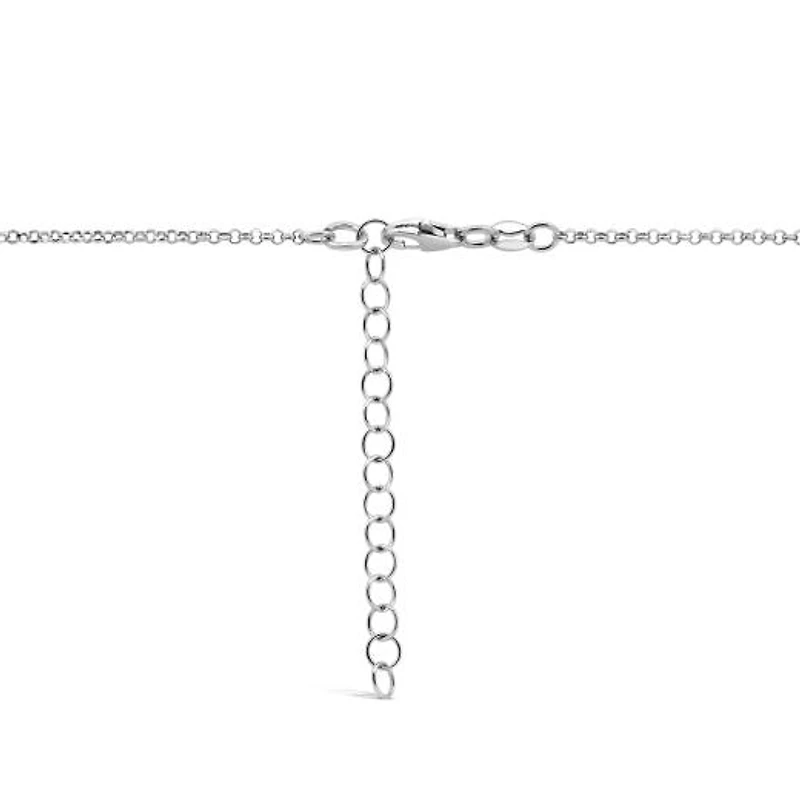 Sterling Silver 17" Pear Drop Necklace