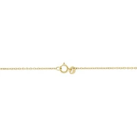 10K Yellow Gold 17" Butterfly Necklace