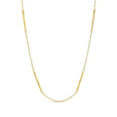 10K Yellow Gold 18" Diamond Cut Mirror Chain