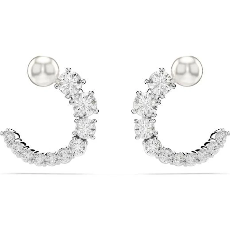 Swarovski Matrix Hoop Studs