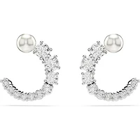 Swarovski Matrix Hoop Studs