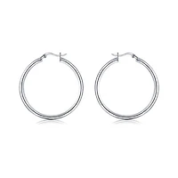 Sterling Silver Classic Hoop Box Set of 5