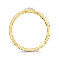 Diamond Promise Ring in 10K Yellow Gold