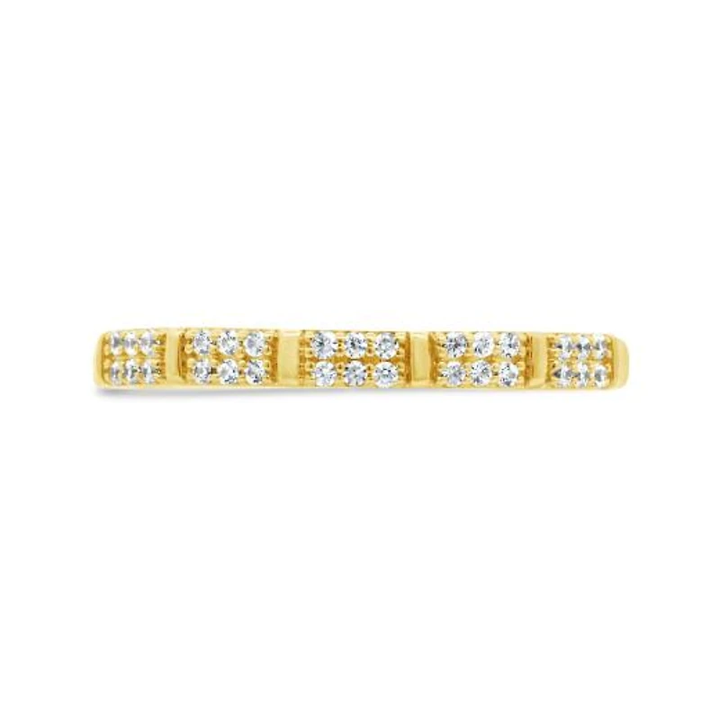 Stackable Diamond Ring in 10K Yellow Gold
