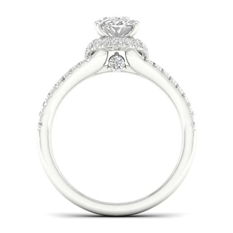 Jenny Packham Lab Grown 2.50CTW Diamond Bridal Ring in 18K White Gold