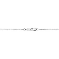 Diamond Sandal Pendant in Sterling Silver