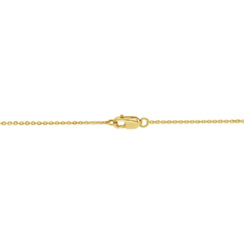 New Brilliance Lab Grown 1.50CT Diamond Bezel Set Necklace in 10K Yellow Gold