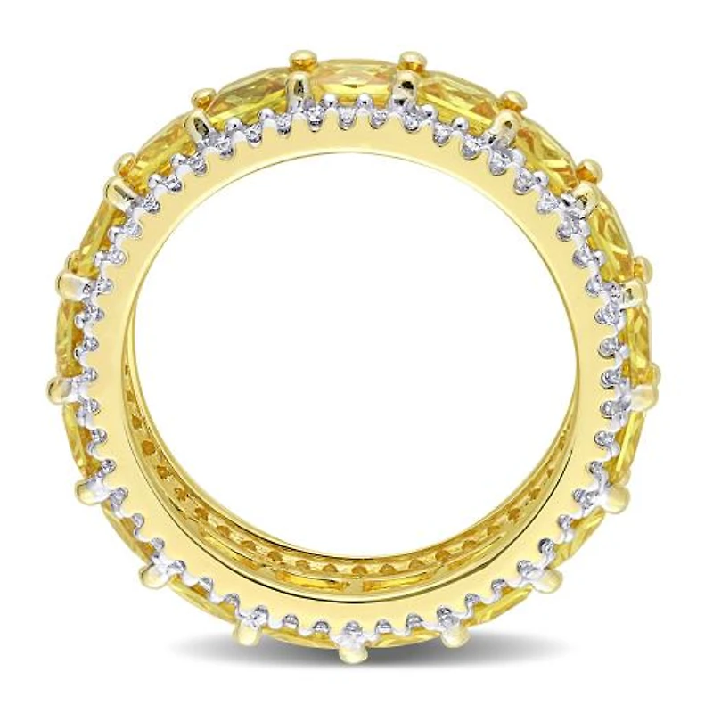 Julianna B 14K Yellow Gold Sapphire & Diamond Eternity Ring