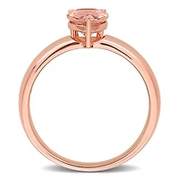 JULIANNA B 14K Rose Gold Pear Cut Morganite Ring